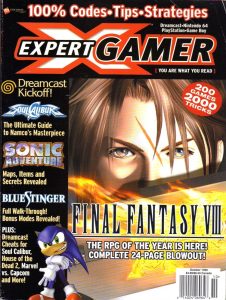 The issue of Expert Gamer with Final Fantasy VIII on the cover.
