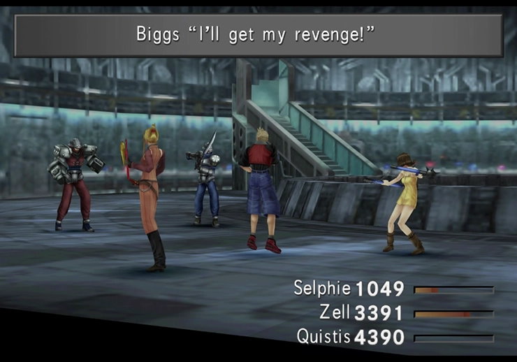Biggs saying "I'll get my revenge!"