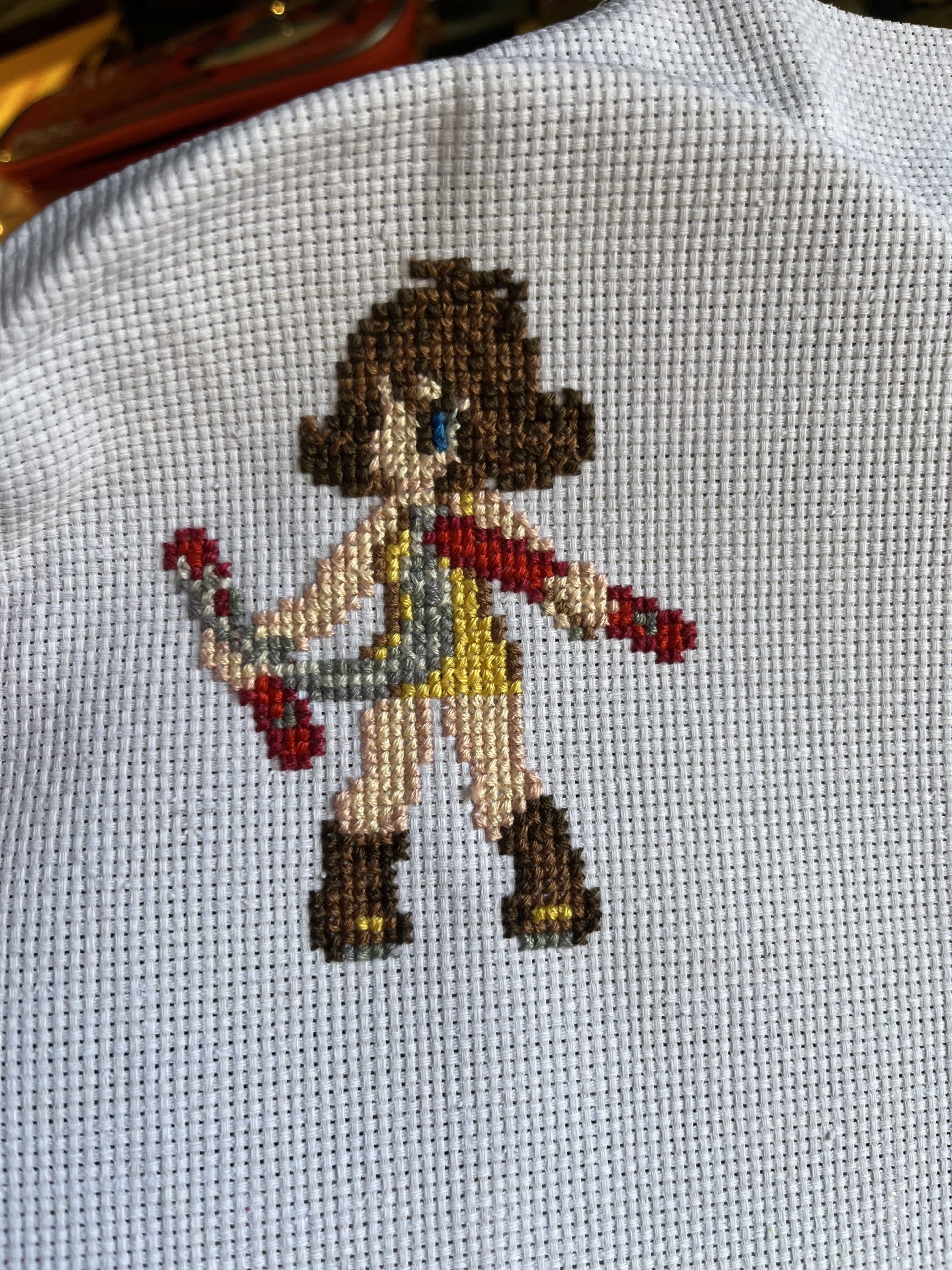 I learned to cross stitch so I could make Final Fantasy VIII pieces