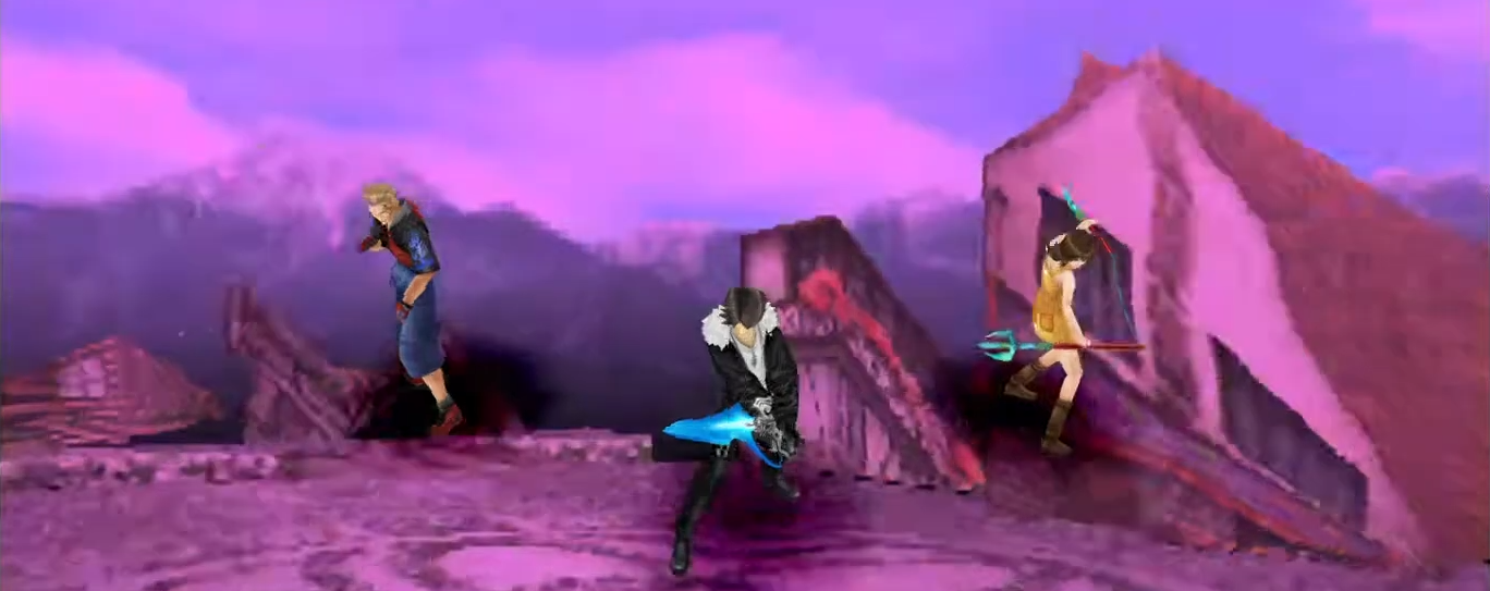 The time compression battle used the limitations of the PS1 to make the world melt